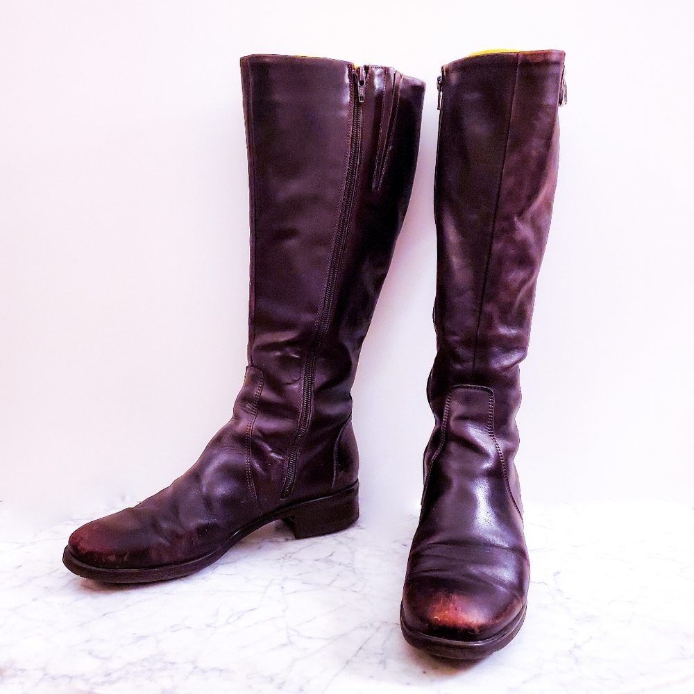 Tall, Brown, Side-Zip boot